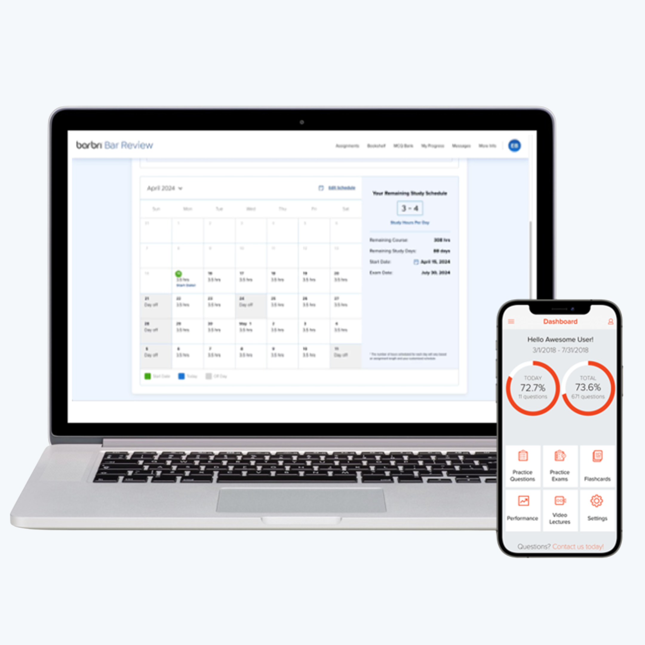 Screengrab of SQE1 Prep course on laptop and on a phone screen Screengrab of SQE1 Prep course on laptop and on a phone screen